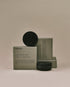 Nhuka eucalyptus shampoo bar with FSC-certified packaging. Handmade in Australia, sulfate-free and designed to clarify oily scalp with activated charcoal.